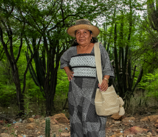 Imagen del artesano Olga Guauriyú