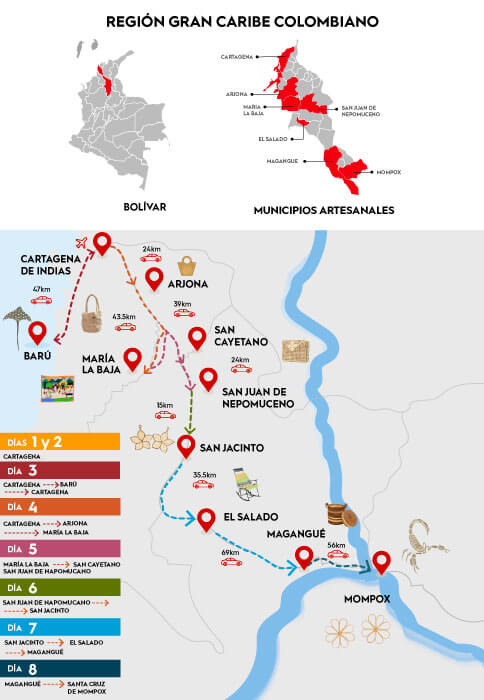 Imagen del mapa de Ruta Bolívar