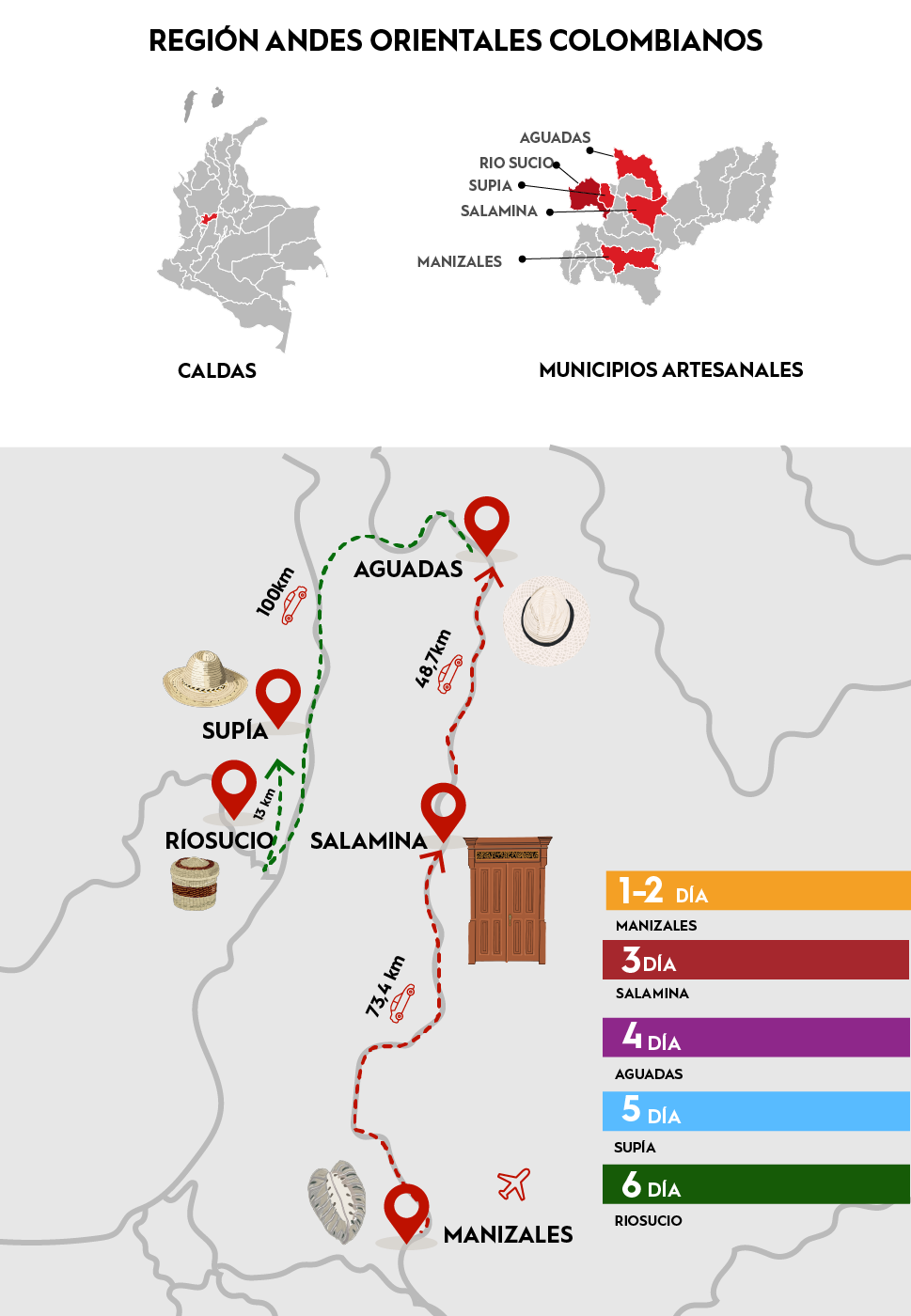 Imagen del mapa de Ruta Caldas