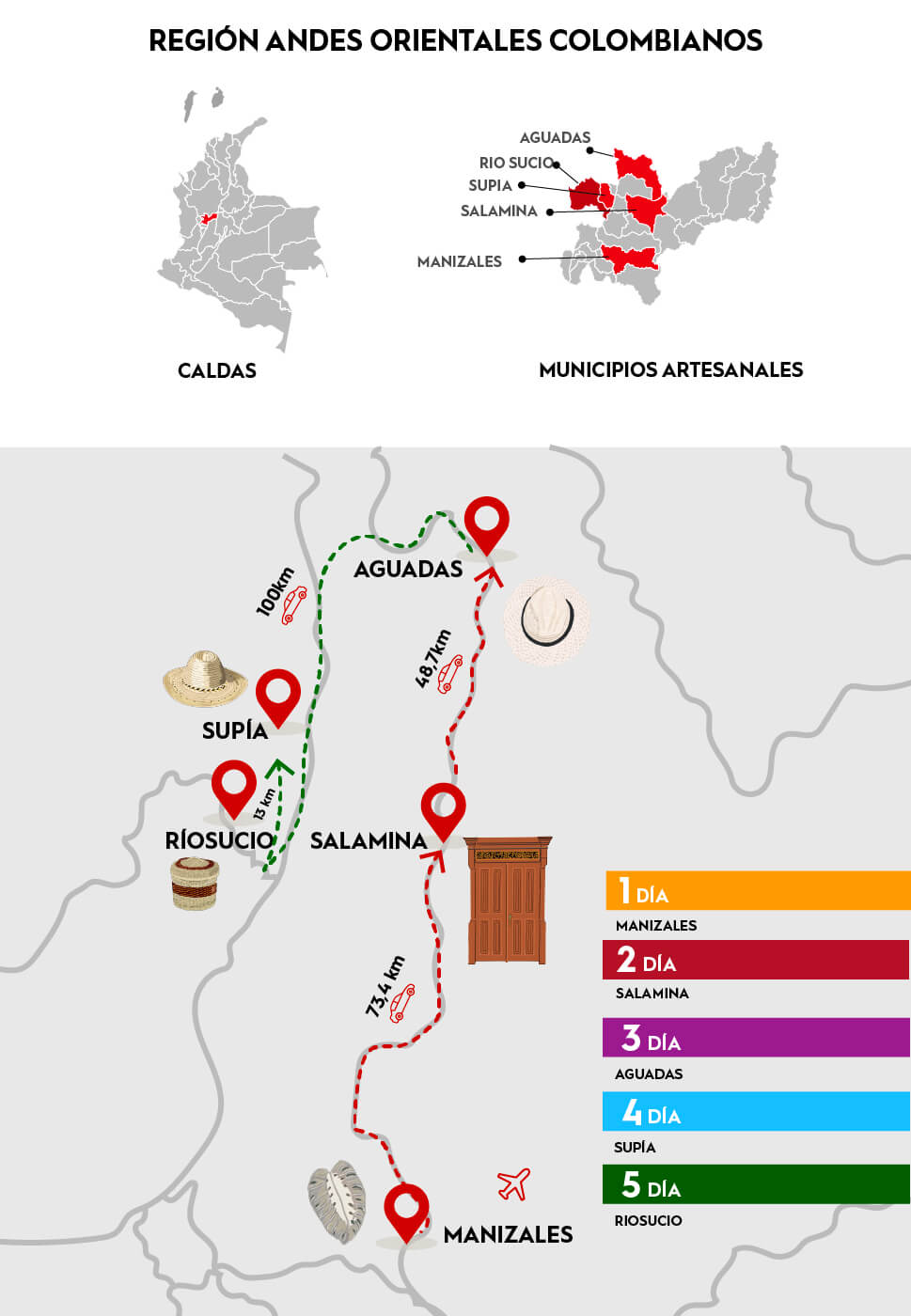 Imagen del mapa de Ruta Caldas