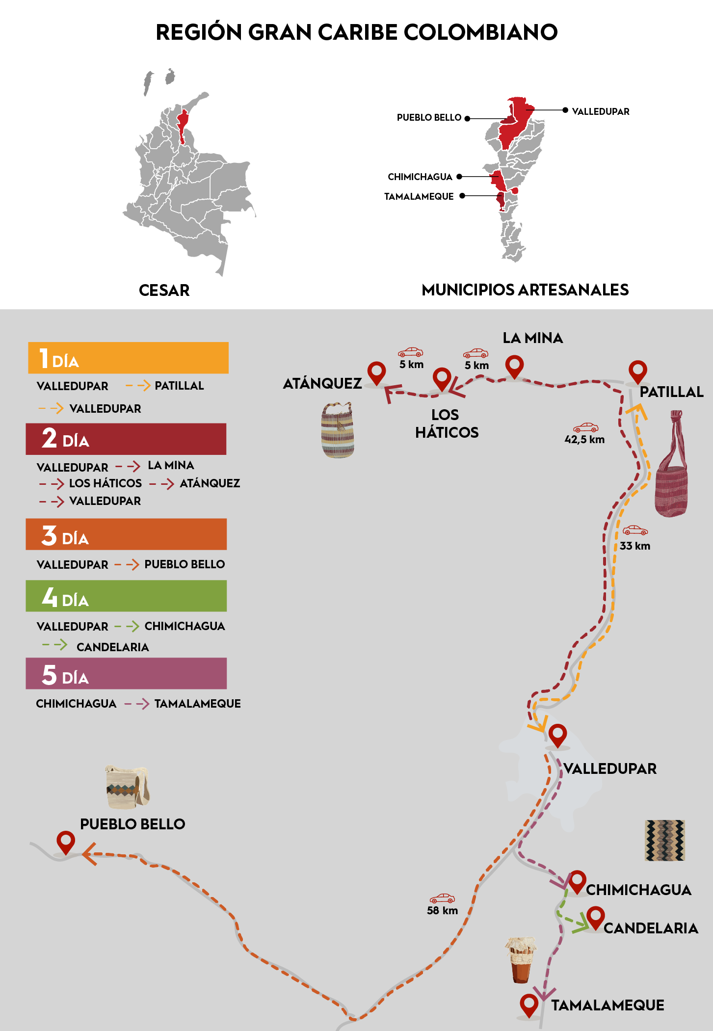 Imagen del mapa de Ruta Cesar