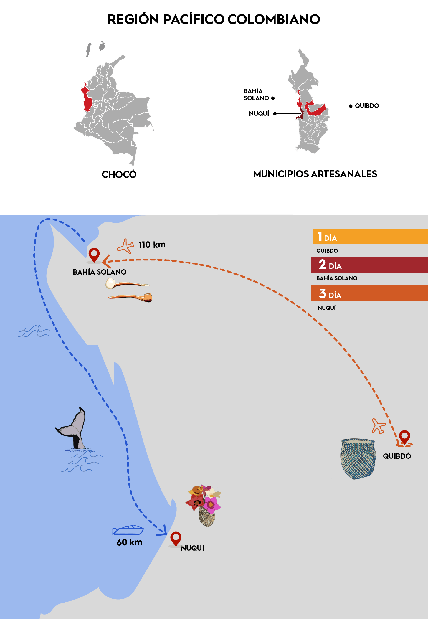 Imagen del mapa de Ruta Chocó