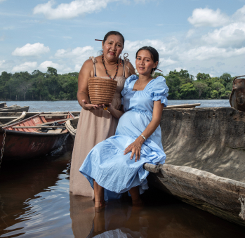Imagen del artesano Marta y Diana Yavinape