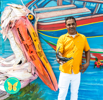 Imagen del artesano Edio Miguel Barrios