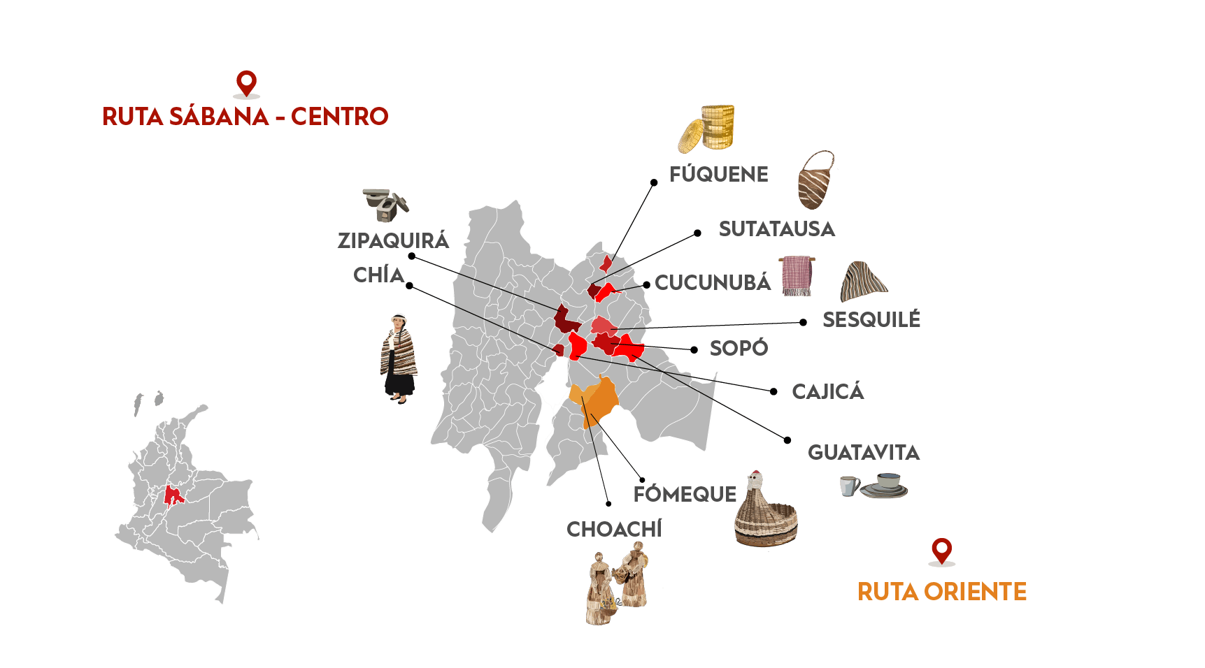 Imagen del mapa de Ruta Cundinamarca