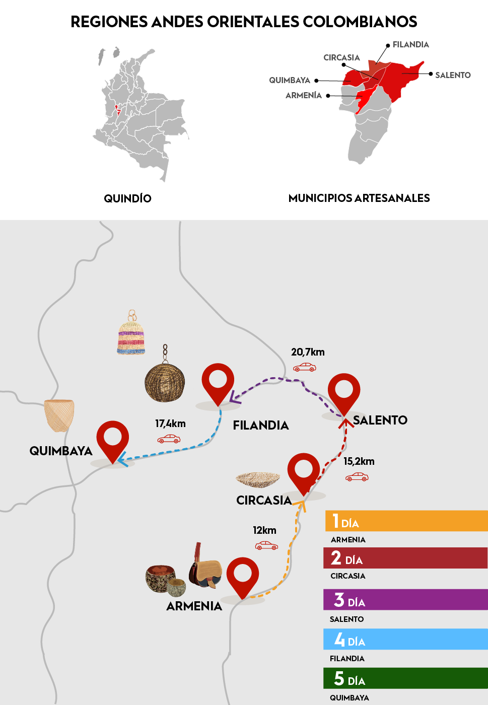 Imagen del mapa de Ruta Quindío