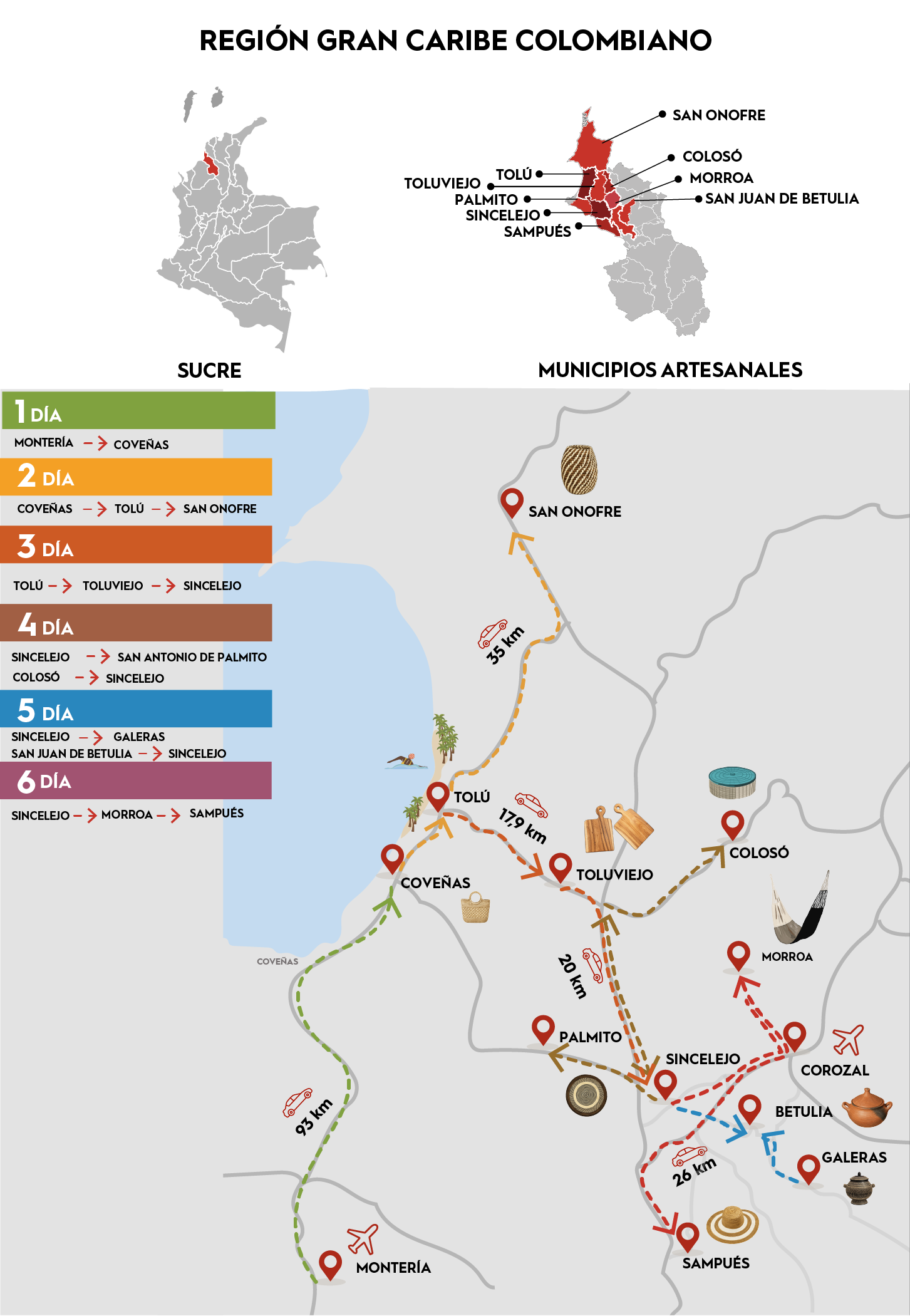 Imagen del mapa de Ruta Sucre