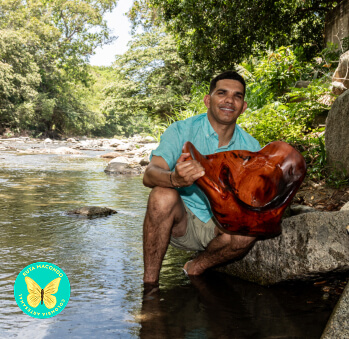 Imagen del artesano Wilfran Gragoso