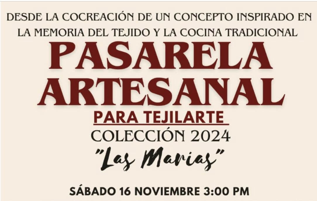 imagen de evento Pasarela Artesanal para Tejilarte