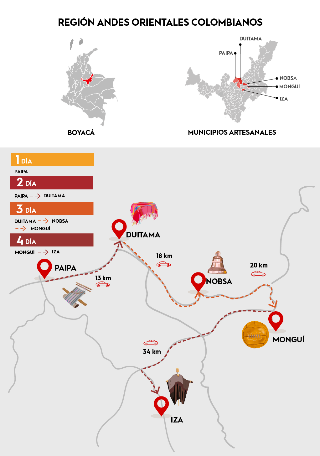 Imagen del mapa de Ruta Paipa – Iza