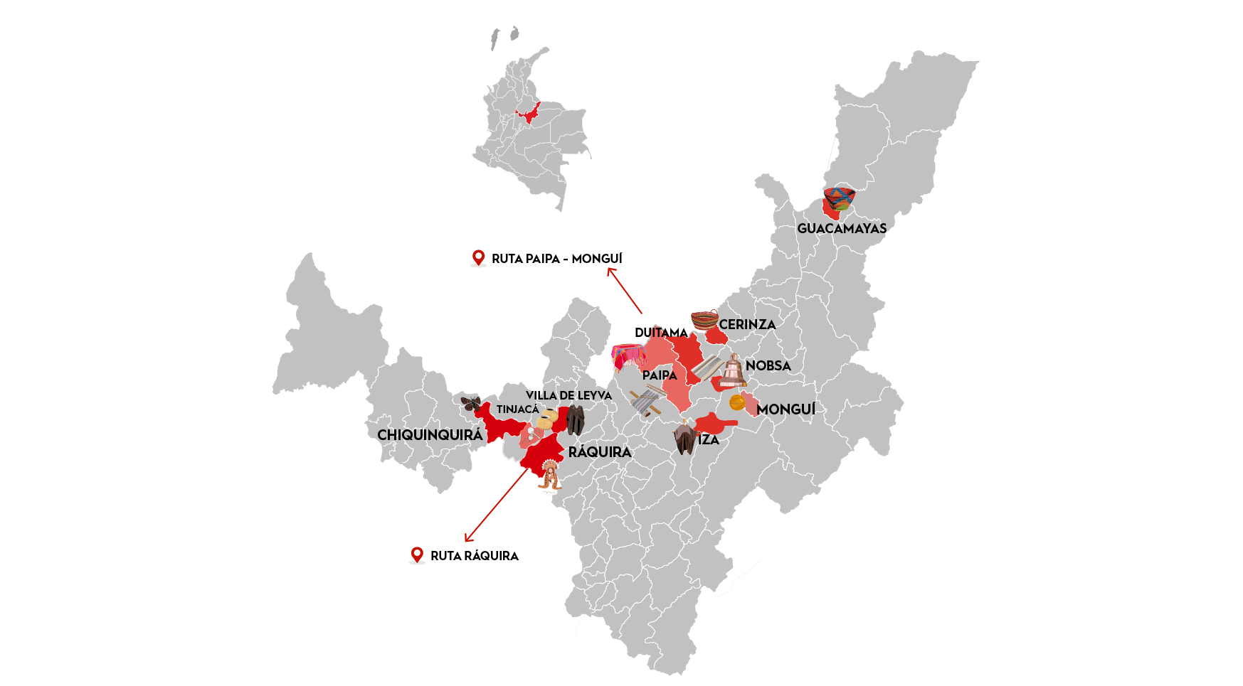 Imagen del mapa de Ruta Boyacá