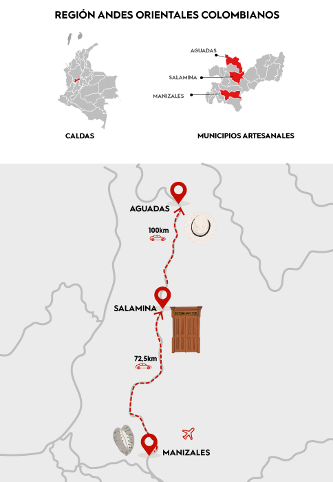 Imagen del mapa de Ruta Caldas
