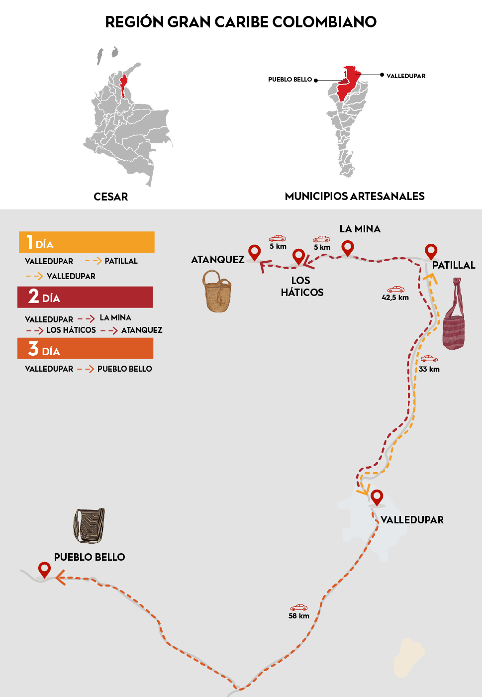 Imagen del mapa de Ruta Cesar