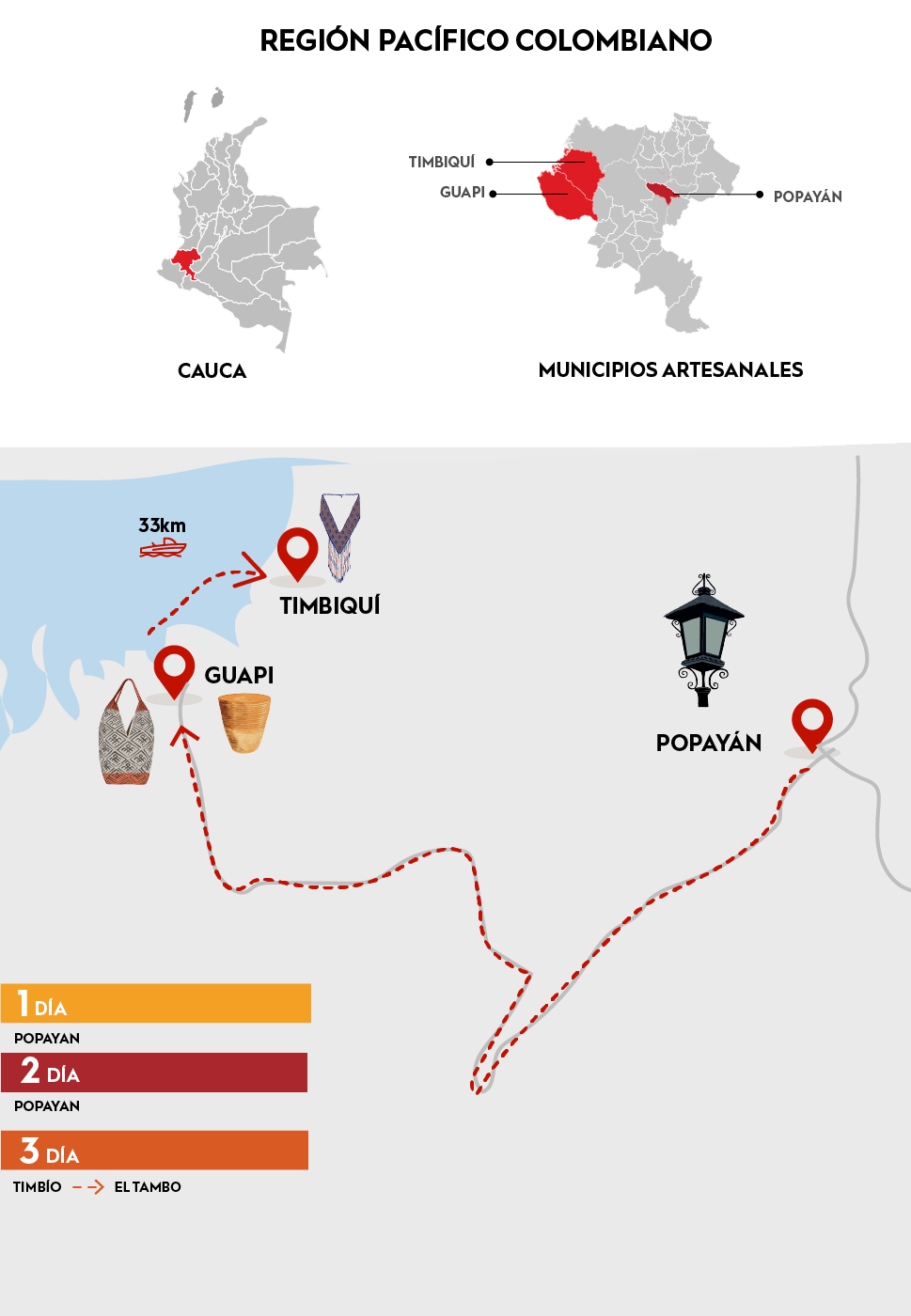 Imagen del mapa de Ruta Guapi-Timbiqui