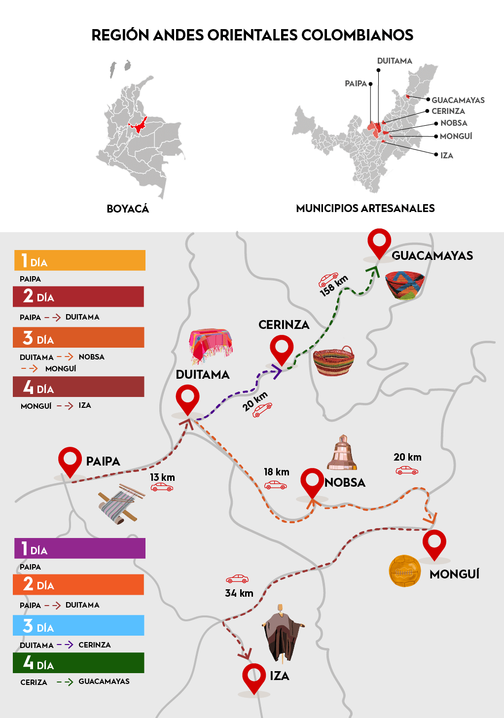 Imagen del mapa de Ruta Paipa – Iza