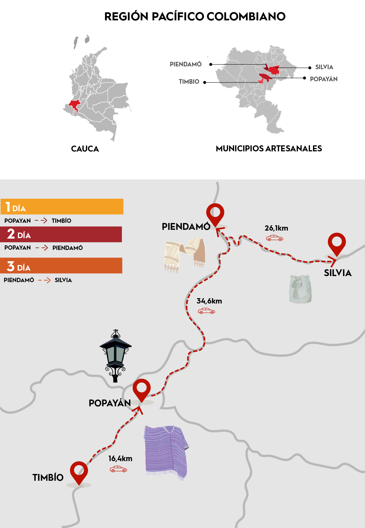 Imagen del mapa de Ruta Guapi-Timbiquí