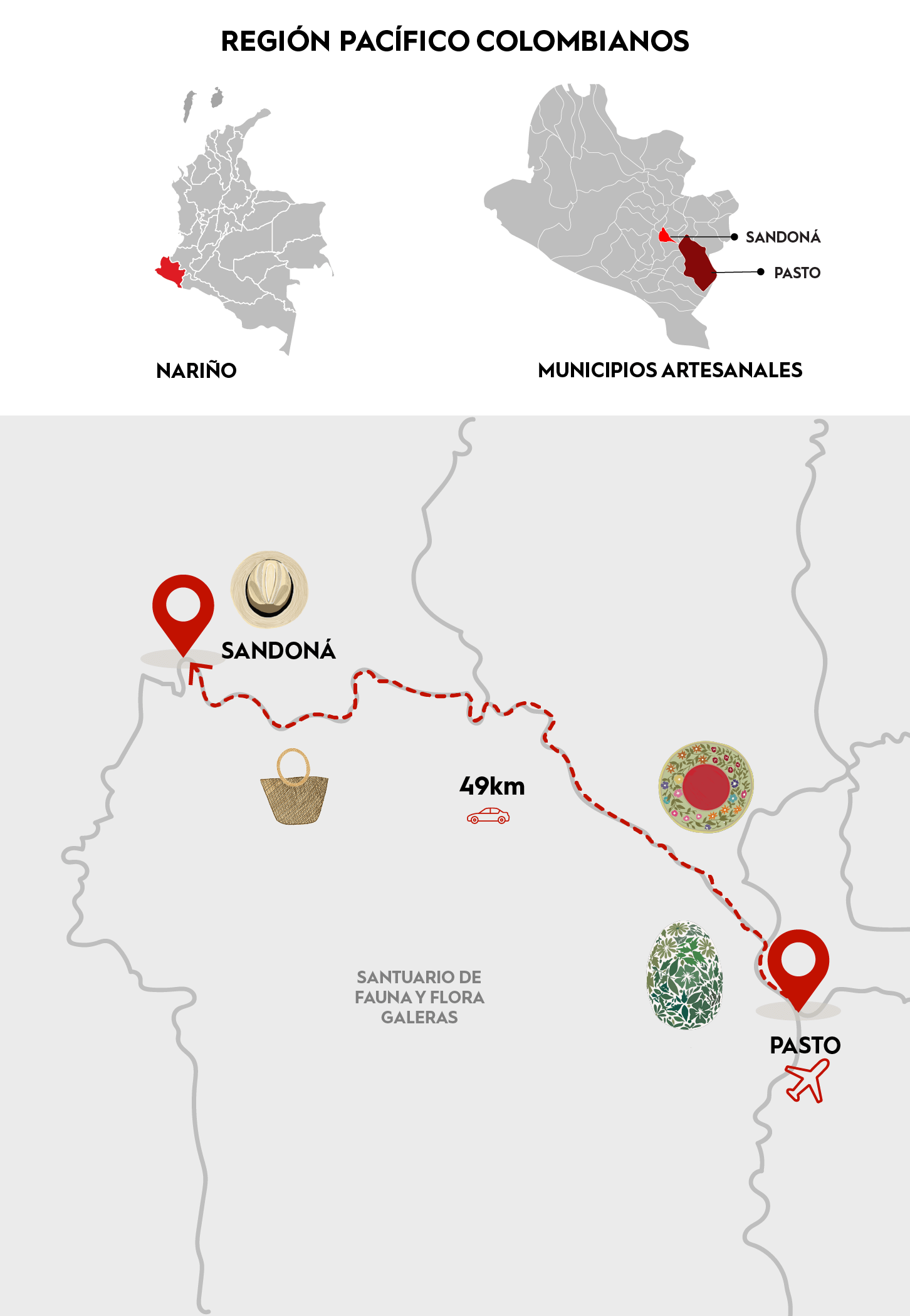 Imagen del mapa de Ruta Nariño