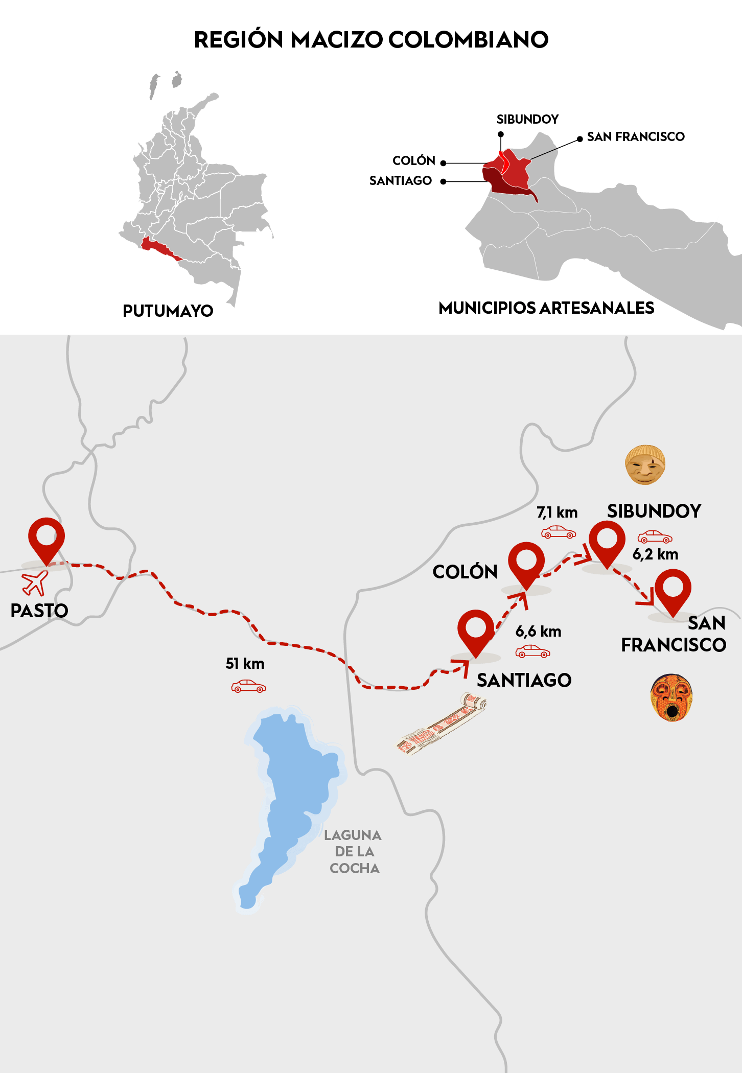 Imagen del mapa de Ruta Putumayo