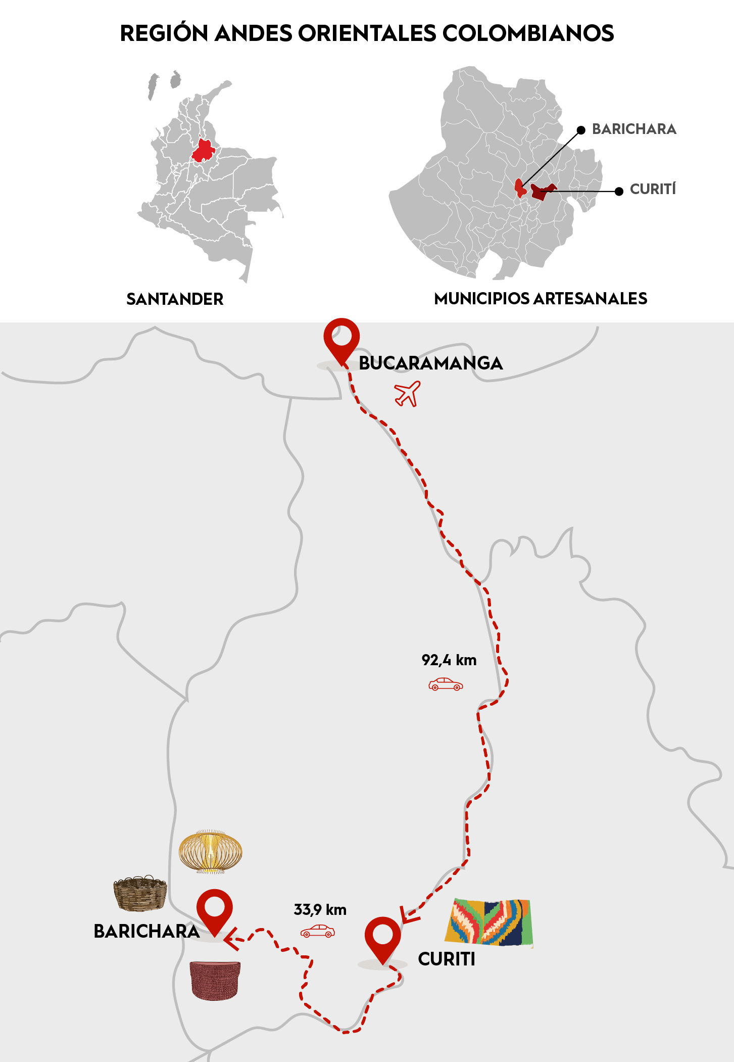 Imagen del mapa de Ruta Santander
